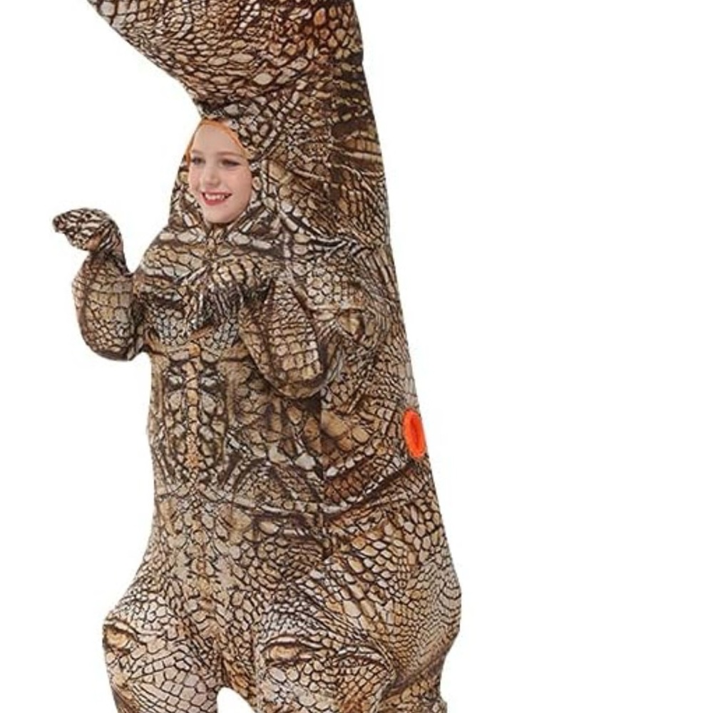 Brown Inflatable T-Rex Halloween Costume